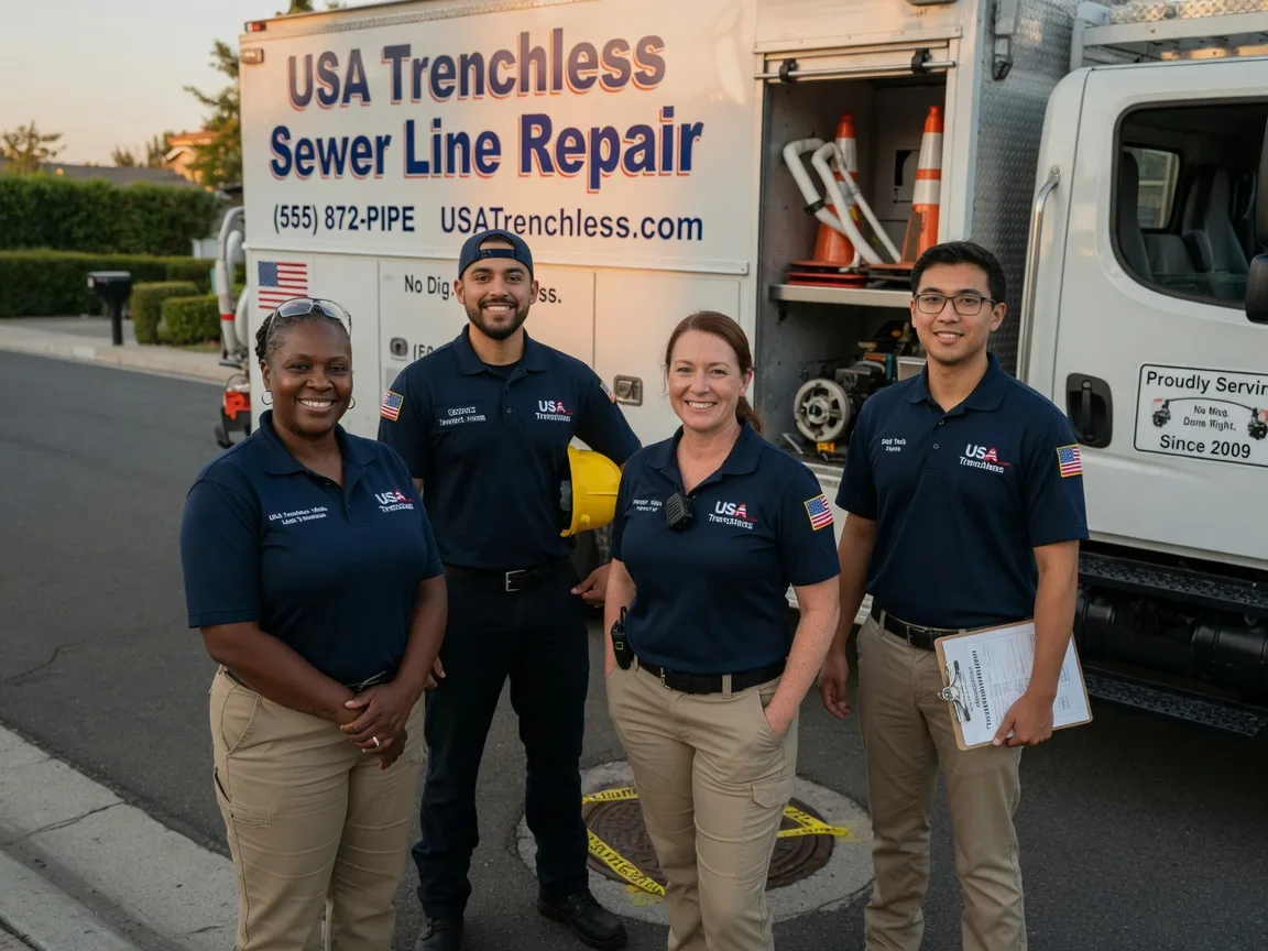 Sewer Line Repair company in Oakwood, OK